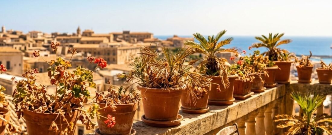 Sopra i 40 gradi le piante del balcone rischiano di bruciarsi: ecco i 5 segnali da non sottovalutare