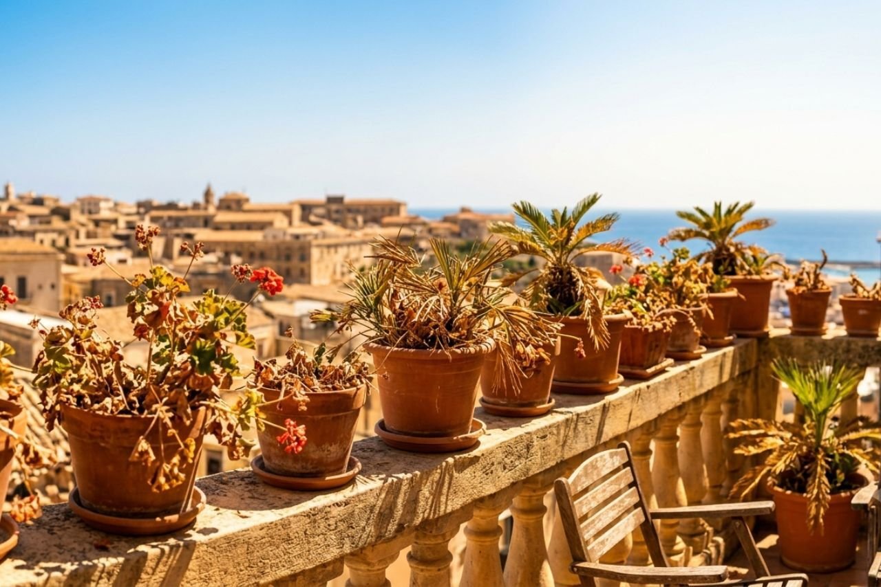 Sopra i 40 gradi le piante del balcone rischiano di bruciarsi: ecco i 5 segnali da non sottovalutare
